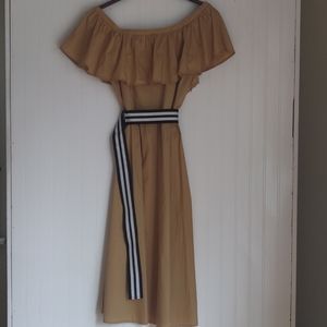 Who What Wear Asymetrical neckline dress